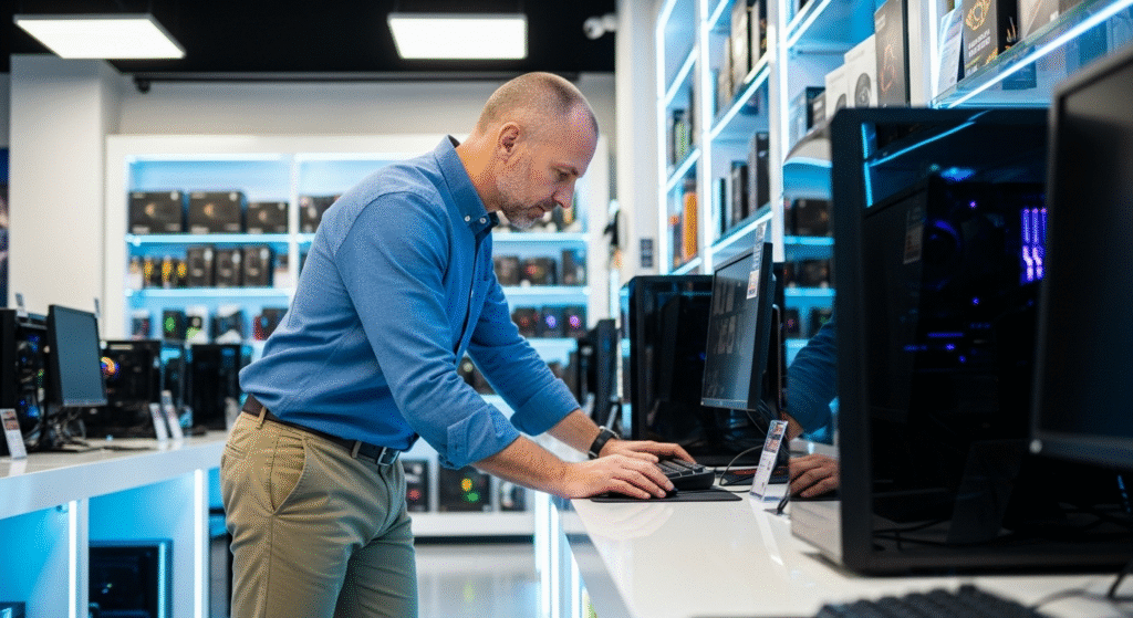 it is here to indicate someone searching for a gaming pc