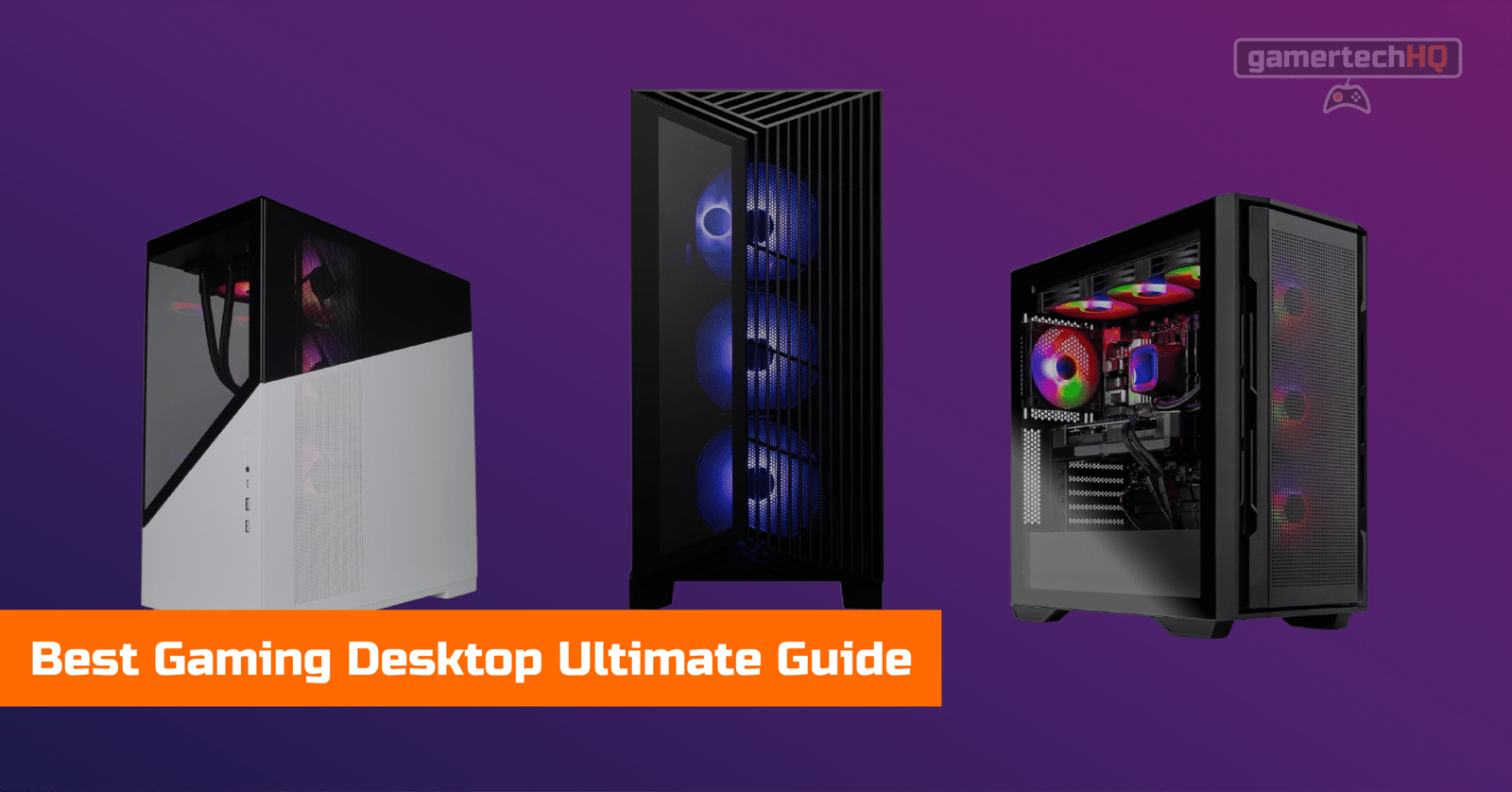 3 gaming desktops displayed