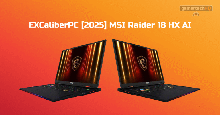 EXCaliberPC [2025] MSI Raider 18 HX AI